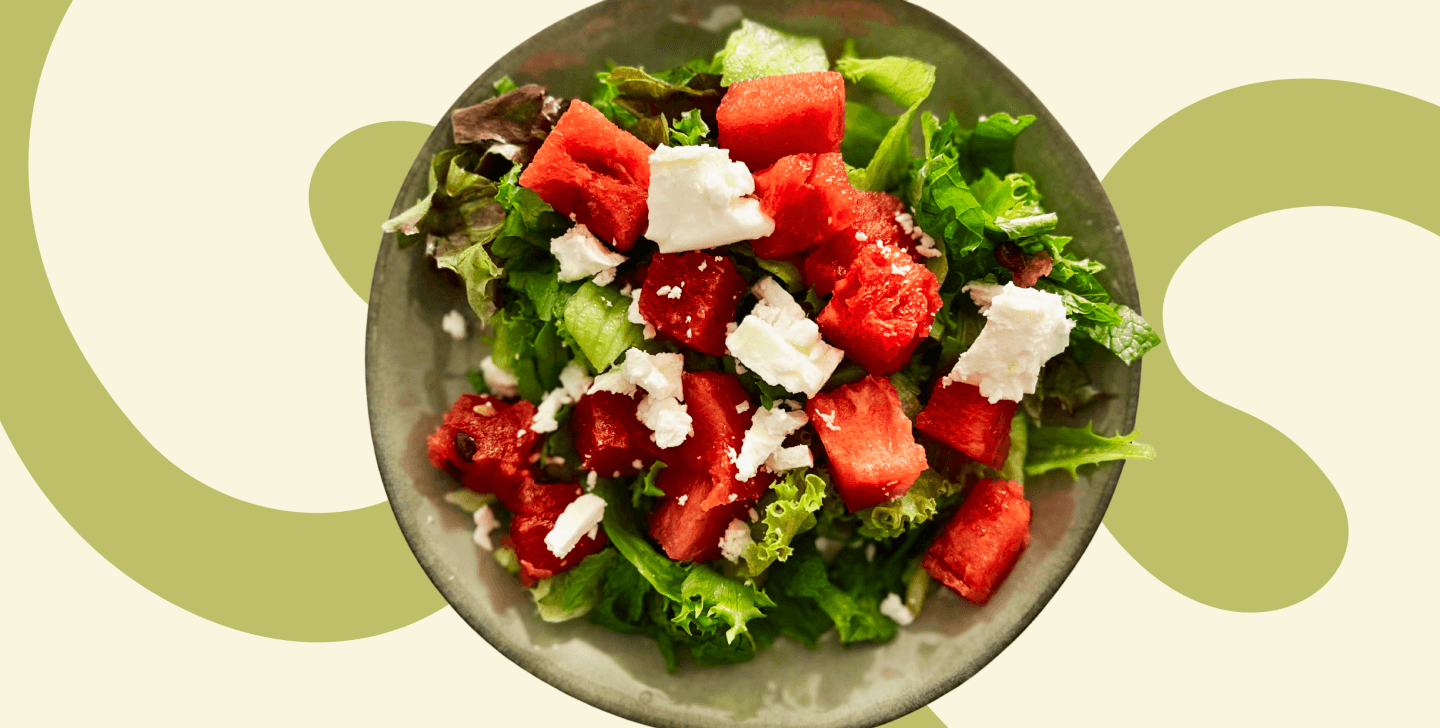 salata od lubenice i dinje lubenica feta recept