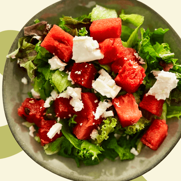 salata od lubenice i dinje lubenica feta recept