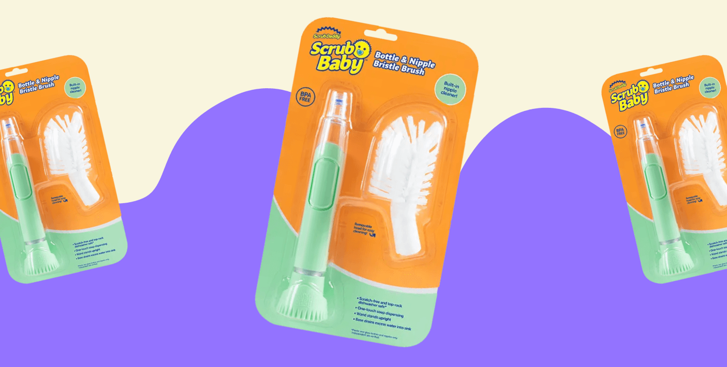 scrub baby sundjer za ciscenje flasica za bebu flasice za bebu